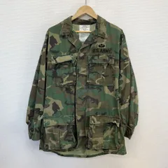 U.S.ARMY 8415-00-945-7652 80s USMC BDUジャケット リーフカモ 迷彩 ミリタリー ファティーグジャケット S 10124365