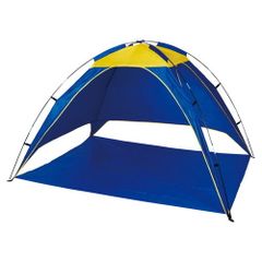簡単設営】ワンタッチテント 2〜3人用ブルーsha mo camel キャンプ