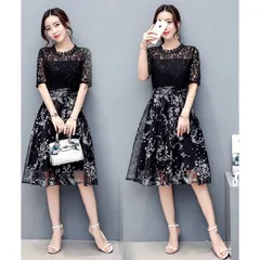 送料無料 未使用 発表会 イベント エレガント 気品 ワンピース L 11号 (OPN2145）