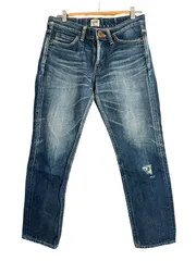 Z1729 Lee  リー　Harriss  ハリスコラボ　デニム　ジーンズ　ストレート　ブルー　レディース　サイズL