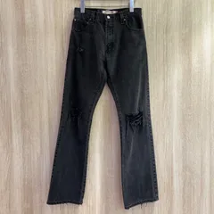 Levi’s リーバイス 517 フレア ブラックデニム Boot Cut ［G0184］