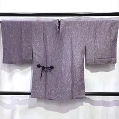着物・道中着・紫系地・No.200701-1970・梱包サイズ60