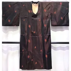 着物・雨コート・黒系地・No.200701-1977・梱包サイズ60