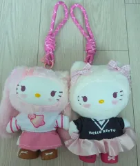 ハローキティ マイメロディ ぬいぐるみ キーホルダー セット