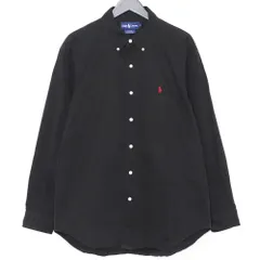 RALPH LAUREN BLAKE BD Shirt Lサイズ ブラック HS-RL-CA-0611