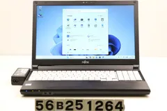 富士通 LIFEBOOK A579/B Core i3 8145U 2.1GHz/8GB/256GB(SSD)/DVD/15.6W/FWXGA(1366x768)/Win11 【56B251264】
