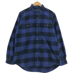古着 フィールドアンドストリーム FIELD&STREAM ORIGINAL OUTFITTER バッファローチェック 長袖 フランネルチェックシャツ/eaa523025