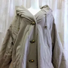 LOUIS JOONE こなれ感漂う極暖ショールカラーコート L相当 ベージュ 昭和レトロ ヴィンテージ