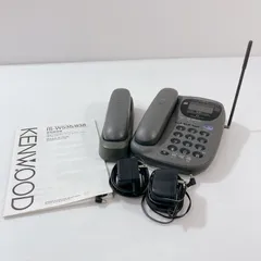 KENWOOD 小電力タイプ留守付コードレステレホン IS-W535/838 電話機 親機 子機 ジャンク品