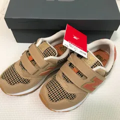 タ　ニューバランス　new balance　キッズスニーカー　19.5㎝　ブラウン　PO313ｗ