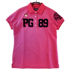 サイズ：1 PEARLY GATES パーリーゲイツ  半袖ポロシャツ ニコちゃん ピンク系 [240101591182] ゴルフウェア レディース ストスト