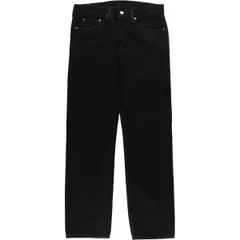 古着 リーバイス Levi's 505 ブラックデニム テーパードデニムパンツ メンズw33相当/eaa537443