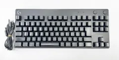 【HY】【美品】Logicool G PRO X ゲーミングキーボード 有線 テンキーレス 赤軸 GX Red 日本語配列 カナ刻印なし YU0039 LIGHTSYNC RGB 着脱式USBケーブル対応[送料無料(一部地域を除く)]HY003