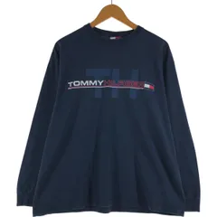 古着 90年代~ トミーヒルフィガー TOMMY HILFIGER ロングTシャツ ロンT メンズL相当 ヴィンテージ/eaa540595