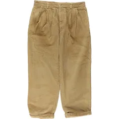 古着 90~00年代 ジョスエーバンク JOS.A.BANK ツータック 太畝 コーデュロイパンツ メンズw34相当/eaa540685