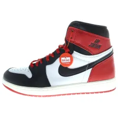 NIKE (ナイキ) AIR JORDAN 1 RETRO HIGH OG DZ5485-106 エアジョーダン1 レトロ ブラックトゥリイマジンドハイカットスニーカー ホワイト/ブラック/レッド US8.5/26.5cm