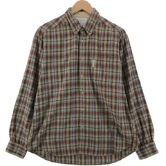 古着 90~00年代 コロンビア Columbia 長袖 フランネルチェックシャツ メンズM相当/eaa538265