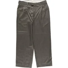古着 IPE ツータック ポリエステル×ウールパンツ スラックス メンズw33相当/eaa558143