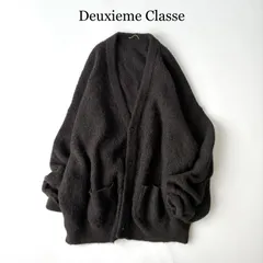 Deuxieme Classe ドゥーズィエムクラス / サンプル品 Marron Fonce カーディガン / BRW ブラウン 茶色 焦げ茶 / フリーサイズ / アルパカ / オーバーサイズ / ゆったり / 袖ぽわん / 厚手