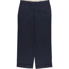 古着 チェック柄 ツータック ウール スラックス ワイドパンツ USA製 メンズw34相当/eaa558126