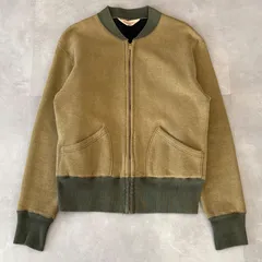 CUSHMAN クッシュマン ジップブルゾン スウェットジャケット カーキ Mのサムネイル
