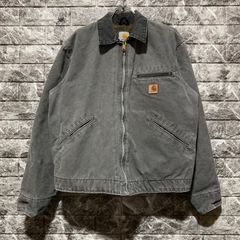 J97 GVL】 carhartt デトロイトジャケット グレー Lサイズ - メルカリ