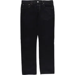 古着 リーバイス Levi's 501 ブラックデニム ストレートデニムパンツ メンズw35相当/eaa562672