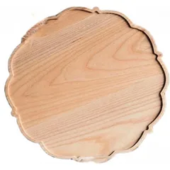 トレイ?盆 木製トレー 木製トレイ 朝食トレイ 花形 カフェトレー ランチトレー おしゃれ シンプル かわいい お盆 お膳 配膳盆