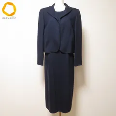 #anc ジュンアシダ junashida セットアップ ワンピーススーツ 9 紺 フォーマル ロング レディース [985672]