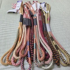 新品カジュアル正絹帯締め　3本セット