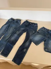 120サイズ デニム3点 まとめ デニムハーフパンツ