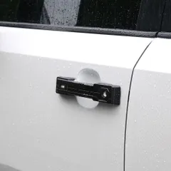 送料無料 24年式 トヨタ ランドクルーザー プラド LC250 ドアハンドルカバー 4点セット マットブラック 外装保護 キズ防止 耐摩耗 ABS製 両面テープ 簡単取付