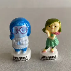 カナシミ＆ムカムカのフェーブ／インサイドヘッド／フランス雑貨／陶器ミニチュア／ブロカント／ヴィンテージ／蚤の市／幸運の小さな陶器