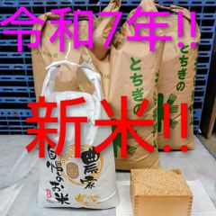 令和7年 新米！精米無料！玄米20キロ 栃木県大田原 黒羽産コシヒカリ 20㎏ 令和7年 新米！精米無料！玄米20キロ 栃木県大田原 黒羽産コシヒカリ