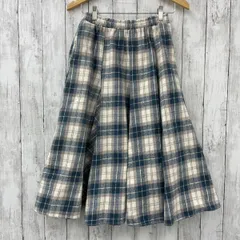 【 サマンサモスモス 】ひざ丈チェック柄フレアスカート フリーサイズ