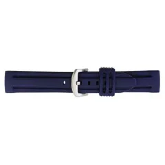 ネイビー 腕時計 ベルト 時計 バンド BAMBI バンビ 18mm 20mm 22mm 24mm  シリコン ラバー スマートウォッチ 交換 替えベルト BG007のサムネイル