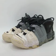 NIKE ナイキ Air More Uptempo ’96 エアモアアップテンポ スニーカー ブラック/グレー/ホワイト 黒/灰色/白 28cm メンズ A-7-2