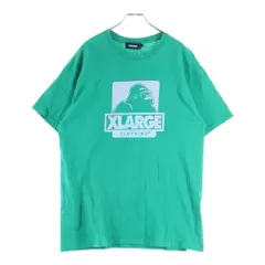 X-LARGE (エクストララージ) クロコダイルロゴプリント 半袖Tシャツ カットソー グリーン 101208011010