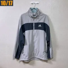 100 ADIDAS アディダス 三角ロゴ ウィンドブレーカー ジャケット アウター