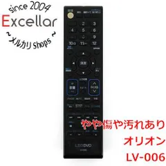 [bn:3] ORION　テレビ用リモコン　LV-006　本体いたみのサムネイル