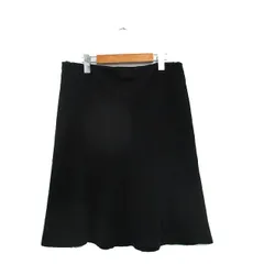 アンタイトル UNTITLED フレア スカート ミニ ウール シンプル 4 ブラック 黒 /KT2