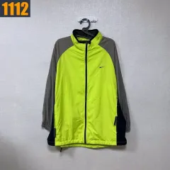 100 NIKE ナイキ 蛍光 ウィンドブレーカー ジャケット アウター