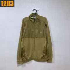 2XL ADIDAS アディダス ブラウン ジップアップ ジャケット アウター 1203