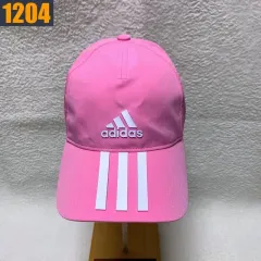 ADIDAS アディダス ピンク 3本線 ベースボールキャップ 帽子 1204