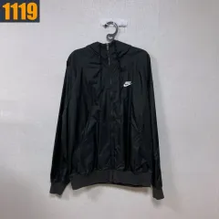 95 NIKE ナイキ オールブラック ウィンドブレーカー ウィンドランナー ジャケット