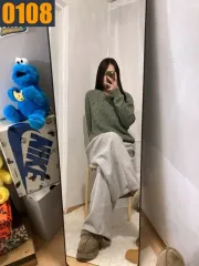 POLO ポロ ラルフローレン ケーブル編みニット カーキ