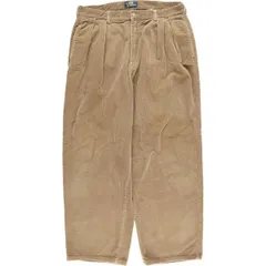 古着 90年代 ラルフローレン Ralph Lauren POLO by Ralph Lauren ツータック コーデュロイパンツ USA製 メンズw34相当/eaa608419