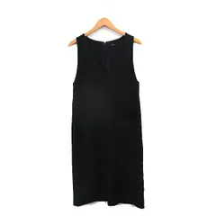 ロッソ ROSSO アーバンリサーチ ジャンパースカート ロング Vネック シンプル 38 ブラック 黒 /KT23