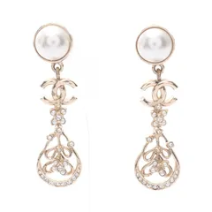 シャネル CHANEL ピアス ココマーク フラワー GP（ゴールドメッキ） ピアス レディース Used B