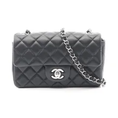 シャネル CHANEL ショルダーバッグ ミニマトラッセ20 A69900 ブラック ラムスキン（羊革） ミニマトラッセ チェーンショルダー レディース Used A